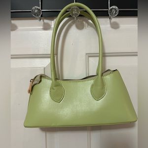 Green small hand bag